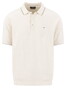 Fynch-Hatton Subtle Faux-Uni Structure Cotton Linnen Polo New Off White