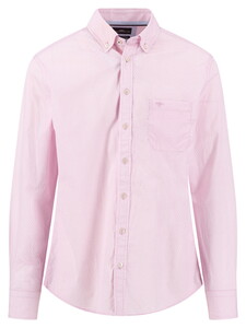 Fynch-Hatton Subtle Geometric Pattern Overhemd Magnolia