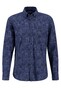 Fynch-Hatton Subtle Graphic Floral Pattern Button Down Overhemd Night