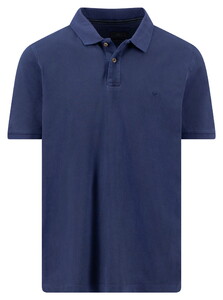 Fynch-Hatton Sunfaded Cotton Polo Navy