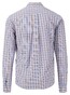Fynch-Hatton Superfine Combi Check Overhemd Papaya-Multi