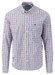 Fynch-Hatton Superfine Combi Check Overhemd Papaya-Multi