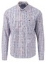 Fynch-Hatton Superfine Combi Check Overhemd Papaya-Multi
