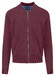 Fynch-Hatton Superfine Cotton College Collar Cardigan Deep Merlot