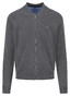 Fynch-Hatton Superfine Cotton College Collar Cardigan Steel