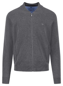 Fynch-Hatton Superfine Cotton College Collar Vest Steel