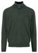 Fynch-Hatton Superfine Cotton Troyer Zip Trui Dark Ivy