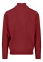 Fynch-Hatton Superfine Cotton Troyer Zip Trui Garnet Red