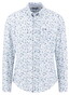 Fynch-Hatton Superfine Premium Cotton Flower Pattern Button-Down Overhemd Horizon