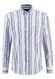 Fynch-Hatton Supersoft Cotton Summer Bold Stripes Button Down Shirt Midnight
