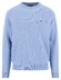 Fynch-Hatton Supersoft Lambswool O-Neck Pullover Crystal Blue