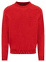Fynch-Hatton Supersoft Lambswool O-Neck Pullover Garnet Red