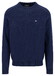 Fynch-Hatton Supersoft Lambswool O-Neck Pullover Navy