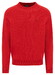 Fynch-Hatton Supersoft Lambswool O-Neck Trui Garnet Red