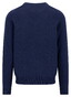 Fynch-Hatton Supersoft Lambswool O-Neck Trui Navy