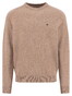 Fynch-Hatton Supersoft Lambswool O-Neck Trui Taupe