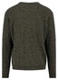 Fynch-Hatton Supersoft Touch O-Neck Cotton Wool Blend Trui Dark Ivy