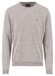 Fynch-Hatton Supersoft Touch O-Neck Cotton Wool Blend Trui Light Taupe