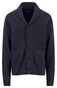 Fynch-Hatton Sweat Jacket Garment Dyed Vest Navy