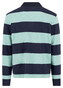 Fynch-Hatton Sweat Rugby Striped Polo Collar Trui Fern