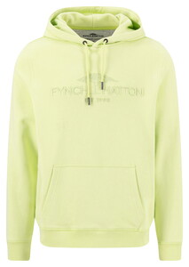 Fynch-Hatton Sweat Tone-on-Tone Logo Hoodie Trui Pear
