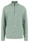 Fynch-Hatton Sweat Troyer Zip Garment Dyed Trui Fern