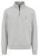 Fynch-Hatton Sweat Troyer Zip Trui Grijs