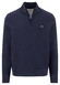 Fynch-Hatton Sweat Troyer Zip Trui Navy