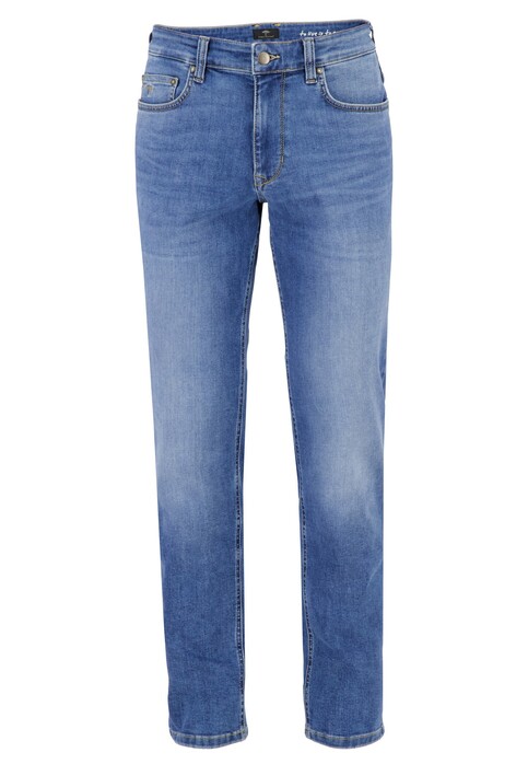 Fynch-Hatton Tapered Slim 5-Pocket Jeans Licht Blauw