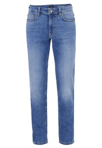 Fynch-Hatton Tapered Slim 5-Pocket Jeans Light Blue