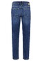 Fynch-Hatton Tapered Slim 5-Pocket Jeans Midden Blauw