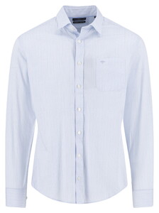 Fynch-Hatton Texture Pattern Kent Collar Shirt New Breeze