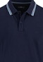 Fynch-Hatton Tipping Details Short Sleeve Piqué Polo Navy