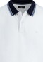 Fynch-Hatton Tipping Details Short Sleeve Piqué Polo Wit