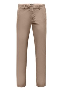 Fynch-Hatton Togo Chino Garment Dyed Stretch Broek Beige