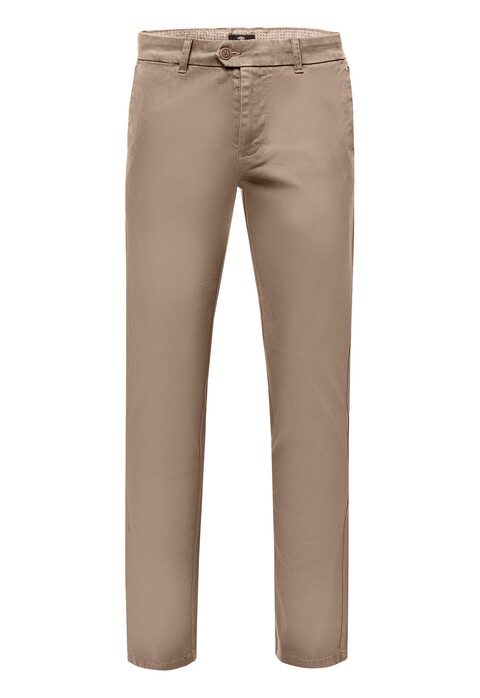Fynch-Hatton Togo Chino Garment Dyed Stretch Pants Beige