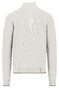 Fynch-Hatton Troyer Button Allover Texture Pullover Winter White