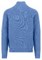 Fynch-Hatton Troyer Button Allover Texture Trui Crystal Blue