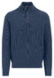 Fynch-Hatton Troyer Button Allover Texture Trui Night