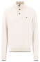 Fynch-Hatton Troyer Button Subtle Tipping Superfine Cotton Trui New Off White
