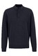 Fynch-Hatton Troyer Buttons Cotton Wool Pullover Navy
