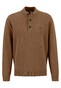 Fynch-Hatton Troyer Buttons Cotton Wool Trui Walnut Brown