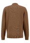 Fynch-Hatton Troyer Buttons Cotton Wool Trui Walnut Brown