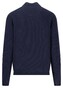 Fynch-Hatton Troyer Zip Air Cotton Trui Navy