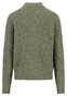 Fynch-Hatton Troyer Zip Cable Knit Donegal Pullover Dark Ivy