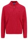 Fynch-Hatton Troyer Zip Cotton Cable Knit Trui Poppy Red