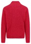Fynch-Hatton Troyer Zip Cotton Cable Knit Trui Poppy Red