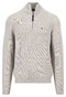 Fynch-Hatton Troyer Zip Donegal Trui Winter White