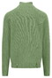 Fynch-Hatton Troyer Zip Faux-Uni Fine Texture Trui Avocado