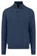 Fynch-Hatton Troyer Zip Fine Allover Texture Pullover Night